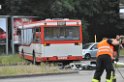 VU LKW KVB Bus Koeln Bocklemuend Militaerringstr Hugo Ecknerstr P14